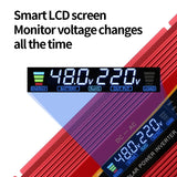 Corrected Sine Wave Car Inverter DC48V60V72V to AC220V Home High Power Solar Converter 3000W 4000W 6000W Peak Power