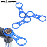 RISK Mountain Rode Bike Removal Wrench Bicycle Front Fork Spanner Aluminum Alloy Repair Tools Parts for Suntour XCM/XCR/XCT/RST
