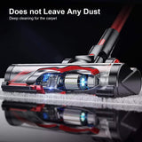 MOOSOO K17U Cordless Vacuum Cleaner 24KPa Powerful Suction 250W Brushless Motor 4in1 Stick Vacuum for Home Hard Floor Carpet Pet