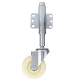 2"/3"/4" Nylon Gate Wheel Spring Loaded Swivel Caster with Brake 220lbs Load Capacity