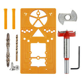 95-105 Degree Hinge Punch Hole Locator Punching Formwork Installation 35MM Cupboard Hinges Auxiliary Board Woodworking Tool