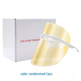 3-Color Led Phototherapy Mask Anti-Acne And Anti-Wrinkle Spa Facial Care Instrument Beauty Instrument Facial Skin Care Tool