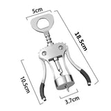 Portable Stainless Steel Air Pump Wine Bottle Opener Safe Pin Cork Remover Air Pressure Corkscrew Kitchen Tools Bar Accessories