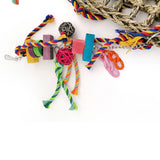 Parrot Bird Climbing Net Woven Natural Straw Parrot Toys Hammock Swing Mesh Mat Parrot Bite Climbing Chewing Training Tool
