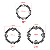32T/34T/38T Bike Chainring 104mm BCD 4-bolt Bicycle Crank Ring Compatible with Single Speed