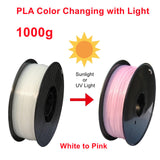 1.75mm 3D Printer Filament PLA Series Special Effect 1Kg 500g 250g with Spool Plastic Filaments Wood / Shinning / Rainbow PLA