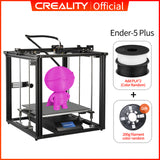 CREALITY 3D Printer Ender-5 Plus Dual Y-axis Motors Glass Build Plate Power off Resume Printing Masks Hot Sell
