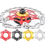 MUQZI Bike Centerlock to 6-Hole Adapter Bike Hub Center Lock Conversion Adapter for Mountain Bikes Bike Hub Adapter