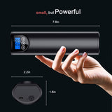 12V 150PSI Portable Car Air Compressor Mini Inflatable Electric Pump for Car Bicycle Rechargeable Pump With LED Emergency Light
