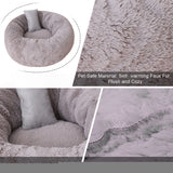 Orthopedic Dog Cat Bed with pillow Comfortable Soft Sleeping Mat for small big french bulldog chihuahua pitbull dogs bed product
