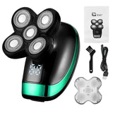 Multi Grooming Kit Digital Display Electric Shaver Hair Trimmer Beard Electric Razor Wet Dry Men Facial&Body Shaving Machine