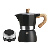 Moka Pot Hand Brewed Coffee Pot Household Italian Espresso Coffee Machine Espresso Bottom Filter Pot High Pressure Extraction