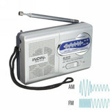 Mini Outdoor Radio Portable AM/FM Radio Antenna Telescopic Receiver Antenna 3 V Multi-Function Old People High-Performance Radio