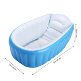 Portable Baby Bathtub Inflatable Outdoor Swimming Pool Bottom Cushion Keep Warm Folding Baby Bathroom Supplies Accessories