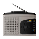 Ezcap234 Cassette Tape Player Portable AM FM Radio Cassette Tape-to-MP3 Converter Sound Recorder Built-in Speaker Headphone Jack