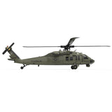 YXZNRC F09 UH60 Black Hawk 2.4G 6CH 3D6G System Dual Brushless Direct Drive Motor 1:47 Scale Flybarless RC Helicopter