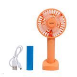 Electric Hand Fan Mini Portable Recharge USB With Battery1200mAh Strong Wind For Desktop Floor Standing Cooling Ventilador Fans