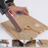 360 Degree Rotatable Sanding Belt Sander Machine Converter M10/M14 Electric Angle Grinder Adapter Head with Sanding Belts