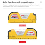 3 in 1 Infrared Laser Level Ruler Horizontal Meter Tape Scale Multi-functional Measure Instrument Vertical Equipment Measuring