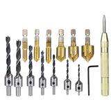 23pcs High Precise Carve Wood Cutter Drilling Hole Saw Tool Professional Woodworking Hand Tools Drill Hole Saw