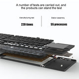 Mini folding keyboard Touchpad Bluetooth-compatible 3.0 Foldable Wireless Keypad for Windows,Android,ios Tablet ipad Phone