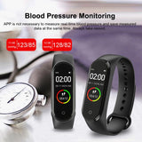 M4 Plus Smart Watch Heart Rate Monitor Exercise Monitoring Waterproof Bracelet  Pressure Exercise Bracelet