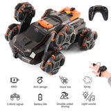 4 WD RC Stunt Car Spray Fog Lighting Music Gesture Induction Remote Control Drift Climbing Off-road Vehicle Kids Gifts For Boys