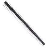 100pcs Male Header Pins, Straight Single Row 40 Pin 0.1 Inch (2.54mm) Male Pin Header Connector PCB Board Pin Connector Electron