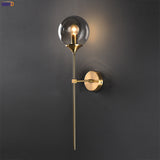 IWHD Nordic Modern Wall Lamp Beside Bedroom Glass Ball LED Wall Lights Fixtures Wandlamp Lighting Bathroom Mirror Stair Light