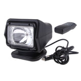 35W Xenon HID Search Work Light Remote Control Black Casing 360 Degree Rotation