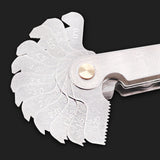 51PCS 52 PCS Set Screw Thread Pitch Cutting Gauge Tool Centre Gage Inch Metric 55/60 Degree Sliver