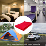 Sleeping Bag Liner High Elasticity Dustproof Mat Full Length Zip-Fastener Lycra Fabric Bag Home Accessories for Traveling