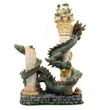 Aquarium Decoration Fish Tank Landscaping Artificial Resin Dragon Aquarium Background Aquascape Ornament Decor Accessories
