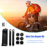 Portable Mountain Bike Tire Repair Tools Kit Glueless Patch Lever MTB Bicycle Flat Tyre Repair Tool Set