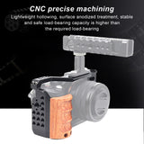 Aluminum Alloy Camera Video Shooting Protective Cage Kit with Handle Grip for Sony A7C