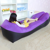Inflatable Sofa Adult Beach Lounge Chair Fast Folding Camping Sleeping Bag Waterproof Bag Lazy Camping Sleeping Bags Air Bed