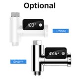 LED Digital Shower Thermometer Baby Bath Water Temperature Monitor 360-degree Rotating Display Celsius/ Fahrenheit Switchable