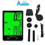 Waterproof Bicycle Computer Speedometer 2.8in Road MTB Bike Computer Wireless And Wired Odometer Stopwatch Cycling Accessories