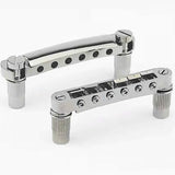 Electric Guitar Bridge and Tailpiece Set Electric Guitar Replacement Parts Bridge Tailpiece Bridge for Les Paul Guitar