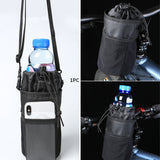 Durable Portable Frame Outdoor Adjustable Strap Accessories Storage Pouch Waterproof Drink Holder Bicycle Handlebar Bottle Bag