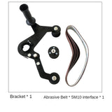 M14/M10 Iron Angle Grinder Sanding Belt Adapter Accessories of Sanding Machine Grinding Polishing Machine with 5pcs Sanding Belt