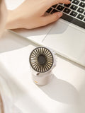 Mini Fan Portable Neck Wireless Fan Usb Rechargeable Small Clip Fan 1000mAh Battery Air Cooler Desktop Outdoor Handheld Fan