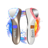 Free shipping Facial introduction beauty device, ultrasonic vibration, color light ion, multi-function massage beauty device