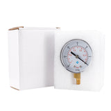 0～-30inHg 0～-1bar 50mm Diameter 1/4 1/8 BSPT Vacuum Pressure Gauge Air Pressure Gauge Oil Pressure Gauge