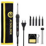 JCD 80W Electric Soldering Iron LCD Digital Display Adjustable Temperature 220V/110V Solder Station Welding RepairTool Kit 908S
