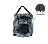 Water Bags 20L Outdoor Camping Solar Shower Bag Hiking Climbing Bath Bag Foldable Heating Camp Shower Switchable Shower Head
