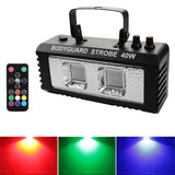 ALIEN RGB White DJ Disco Strobe Lights 40W 60W 80W 100W Remote Control Sound Flash Party Wedding Holiday Stage Lighting Effect