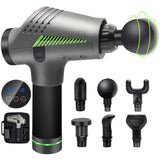 Massage Gun LCD Display Body Muscle Deep Fascia Massager Muscle Pain Exercising Relaxation Slimming Shaping