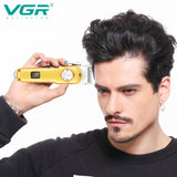 All metal rechargeable hair clipper for men beard grooming barber hair trimmer professional hair cutter machine electric haircut