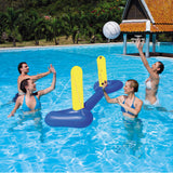 Iatable Volleyball Net Ball Set Floating Water Volleyball Game Water Entertainment Tool Adult Family Children Party Pool Game